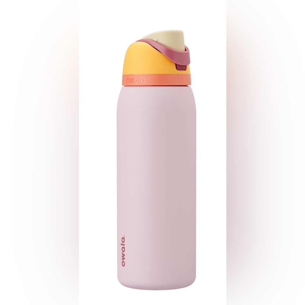Owala PINK 40 oz. FreeSip Stainless Steel Water Bottle